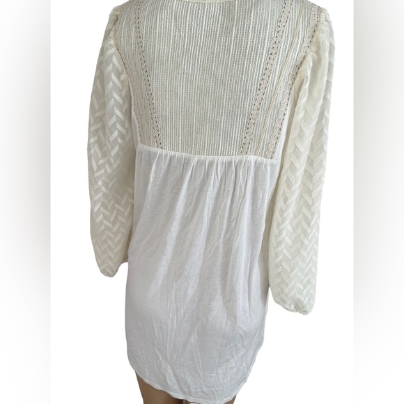 Anthropologie’s One September peasant BoHo tassel small blouse - Picture 4 of 4